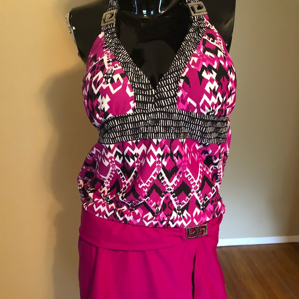 Catalina Two-Piece Bathing Suit, 16W